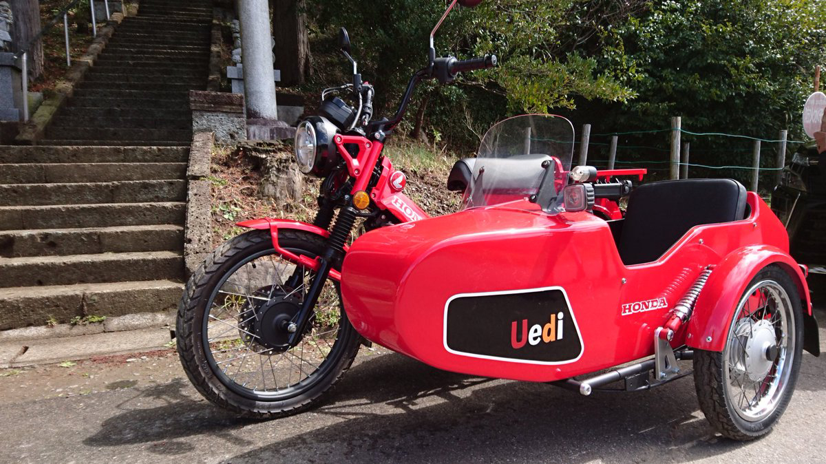 雖然犧牲實用性與操駕感受,但Uedi邊車可以提供乘客舒適且特別的乘坐體驗