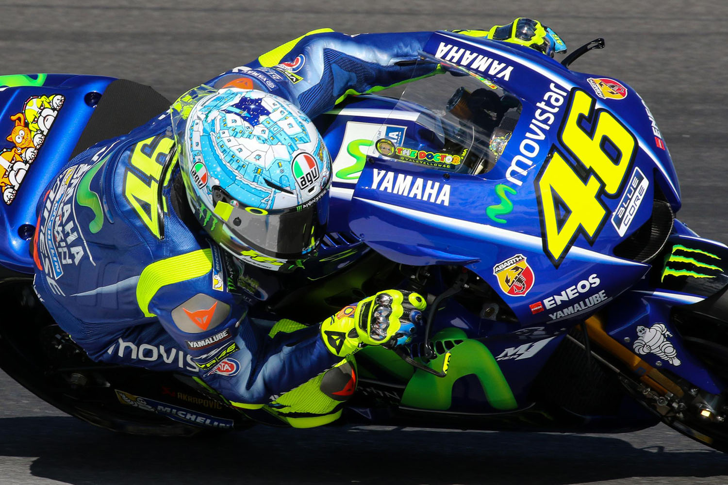 Rossi面對新車的空力套件的問題幾乎是能避就避,總是輕描淡寫的帶過,但數據會說話,新式的小翅膀勢必成為風潮