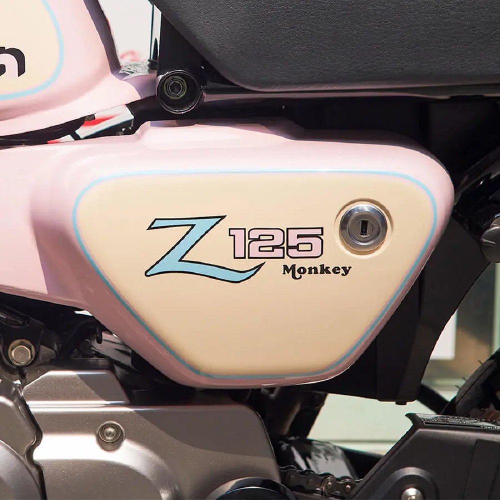 車身側邊有著Z125 Monkey的字樣,意味著這款車型只會推出在東南亞市場中