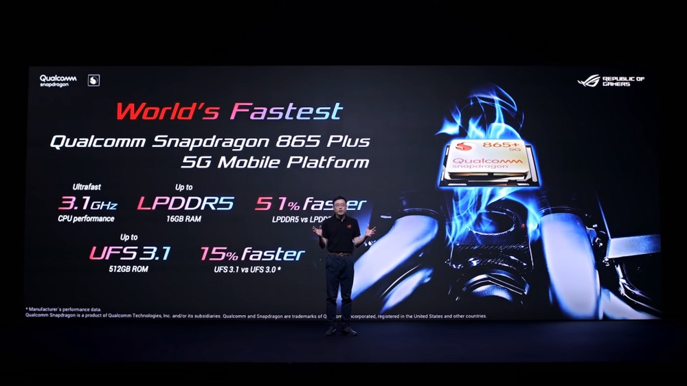 高通驍龍S865+處理器，是目前市場上最高規格的處理器