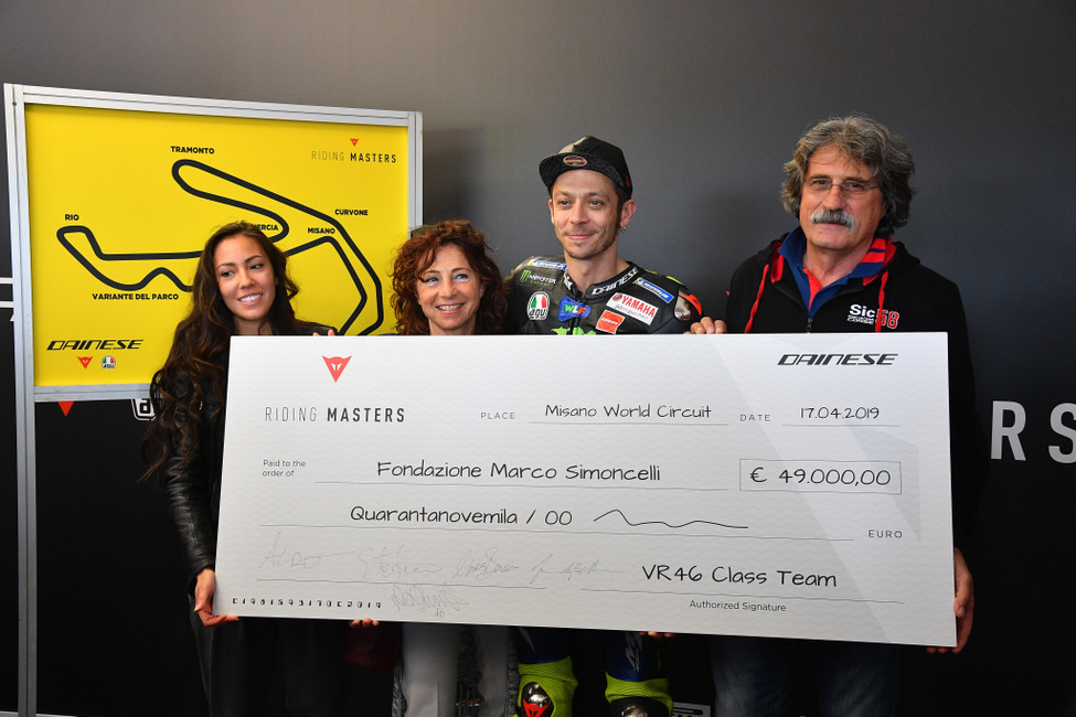 Rossi教學班的兩個名額，將由競標方式來決定，而競標所獲的金額，也將轉交給Marco Simoncelli基金會