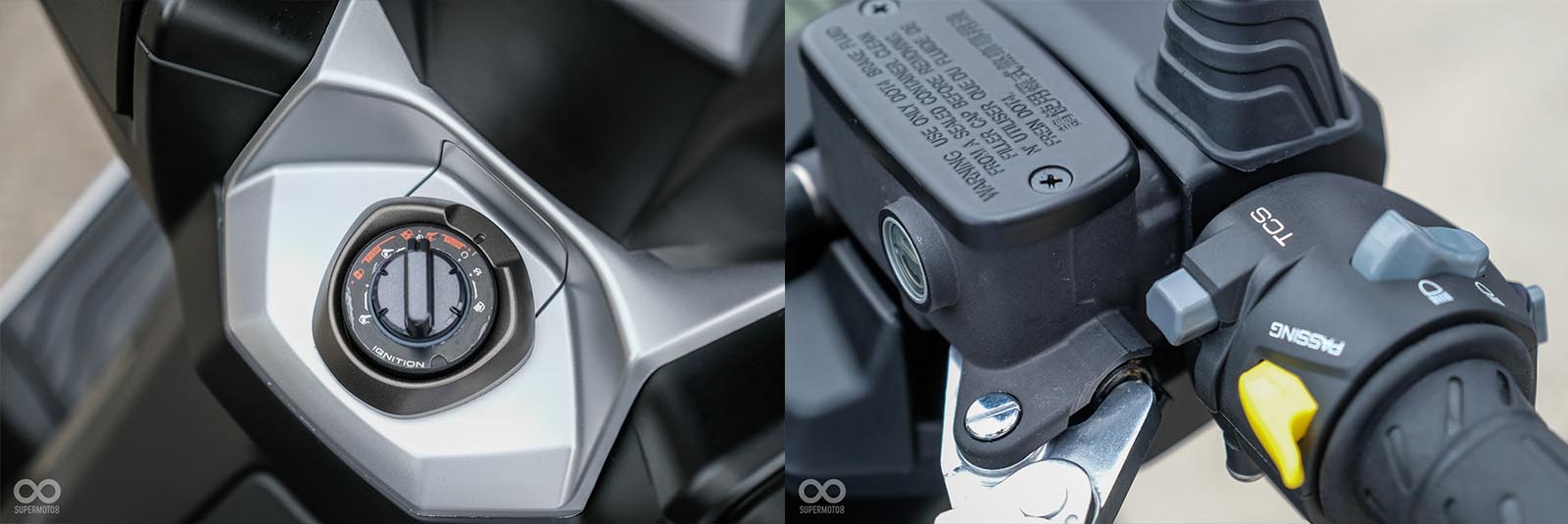 DT X360配有KEYLESS;循跡系統開關位於右把手