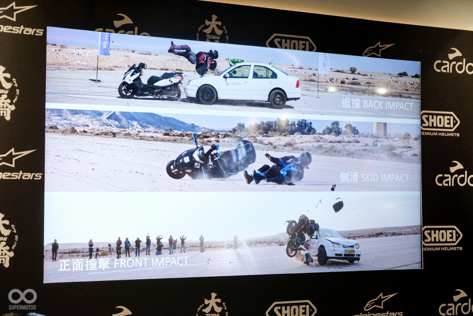 Packtalk Pro支援碰撞偵測功能