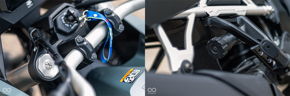 前後避震皆有預載可調功能，行程也都是150mm