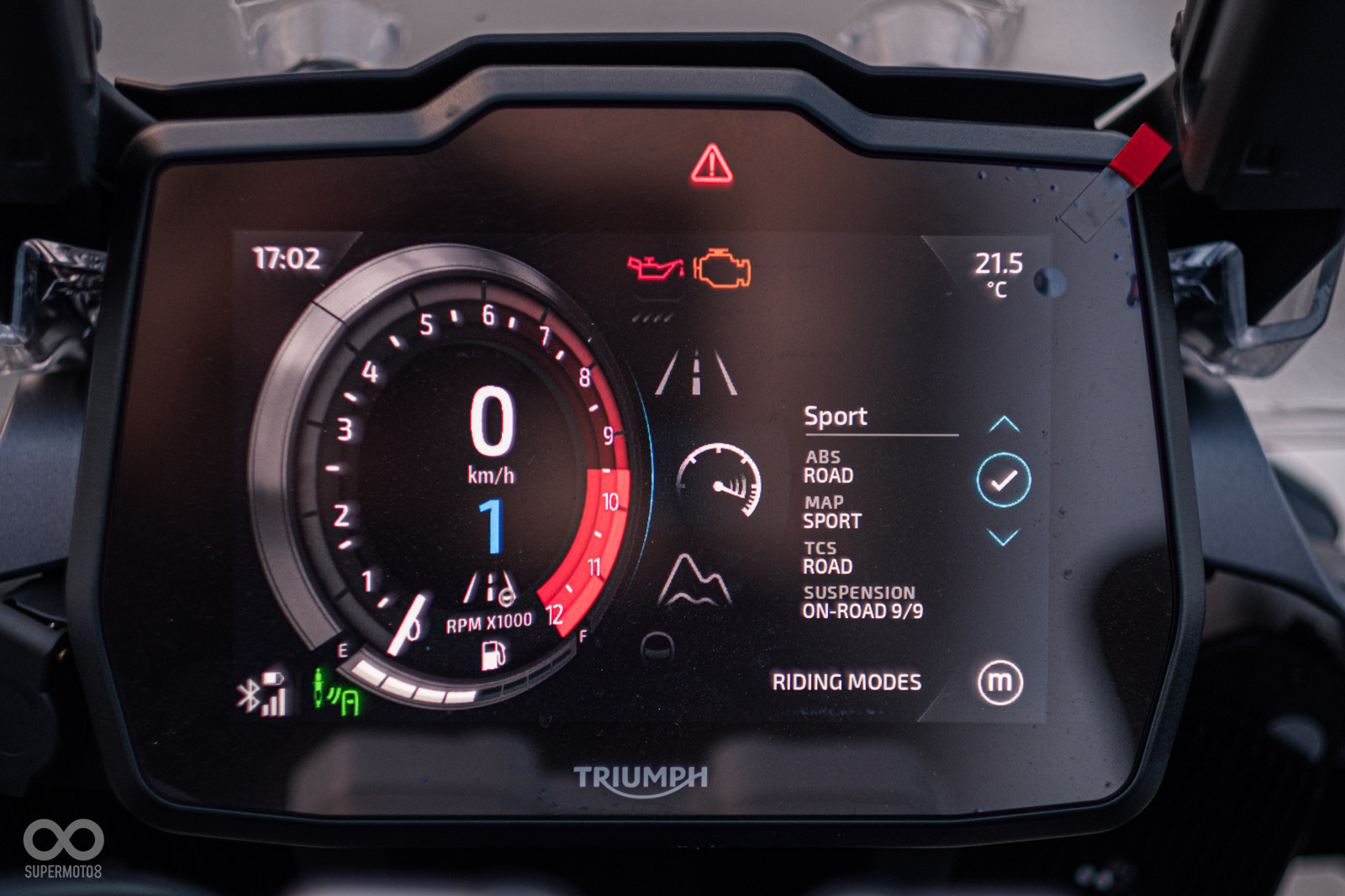 TRIUMPH儀表介面向來好用