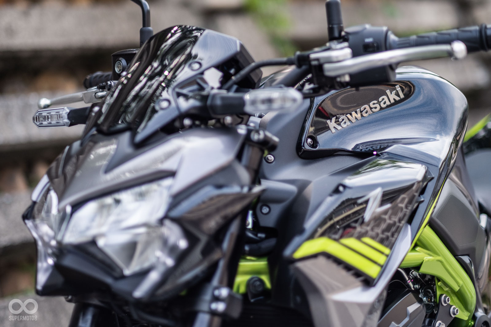 肌肉感十足的車身設計，幾乎可說是KAWASAKI Z系列的金字招牌