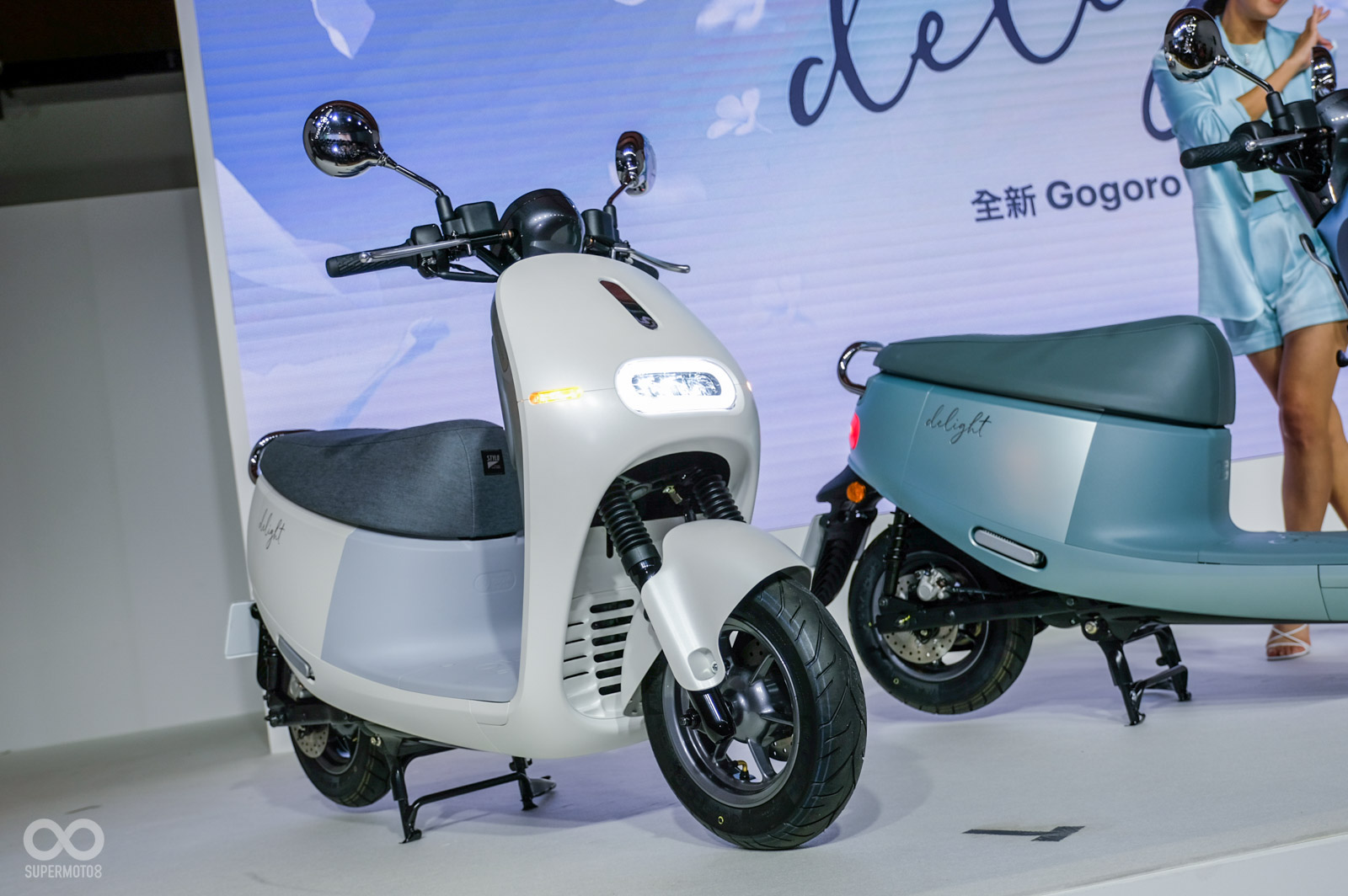 外型承襲前一代DELIGHT設計,但輪胎換上10吋胎