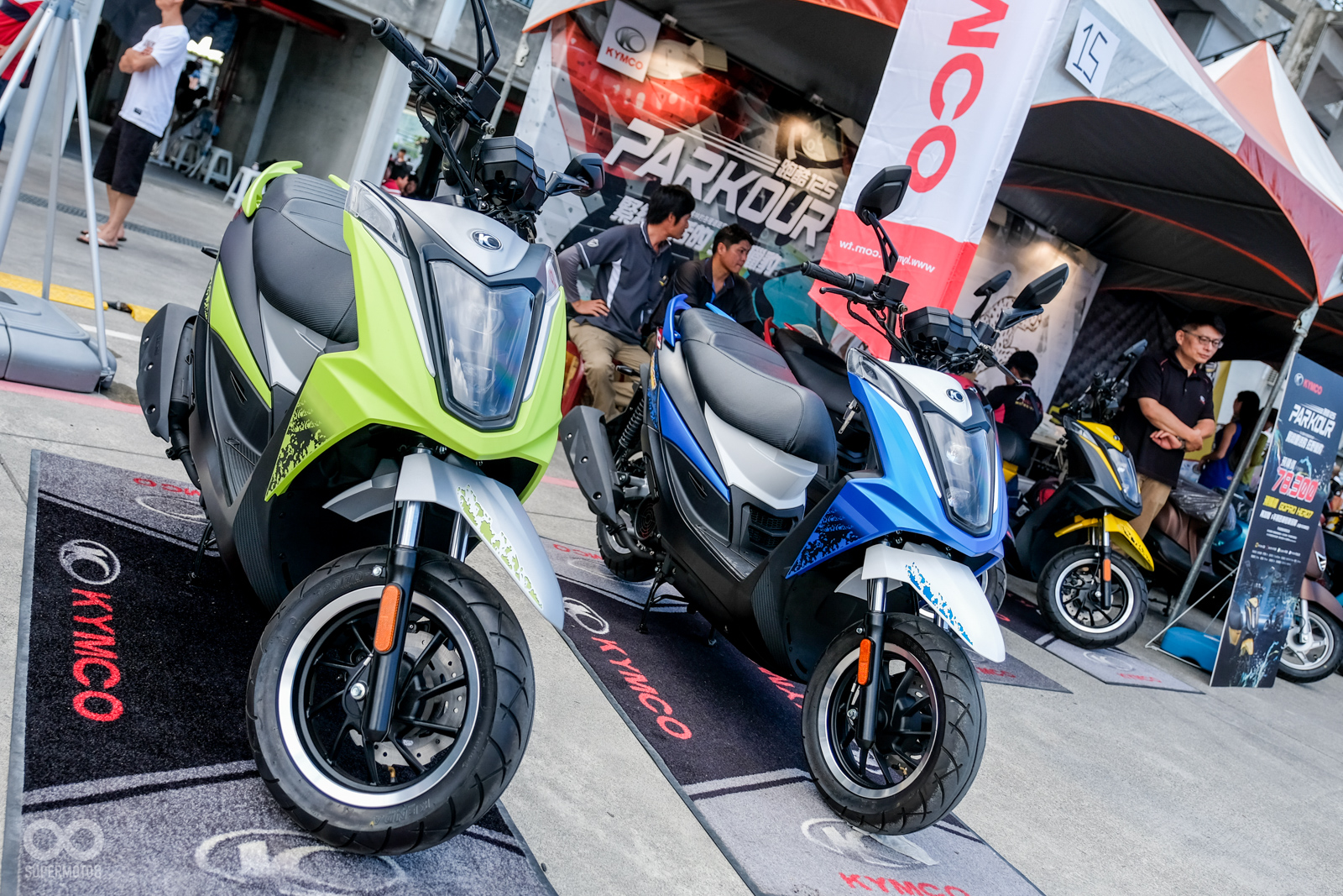 全新發表的跑酷125在活動中公開亮相