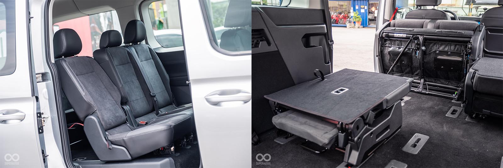 第二排椅背角度可調，座椅也可以向前收摺對應突如其來的載物需求