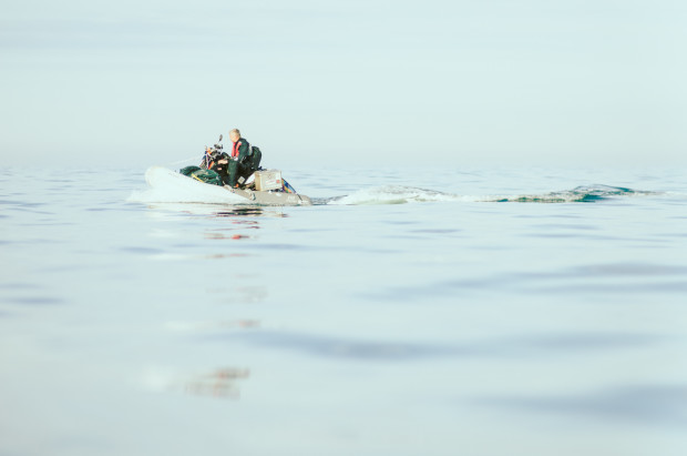 弗朗西斯和他的 KTM690 即將跨越英吉利海峽，前往法國!!