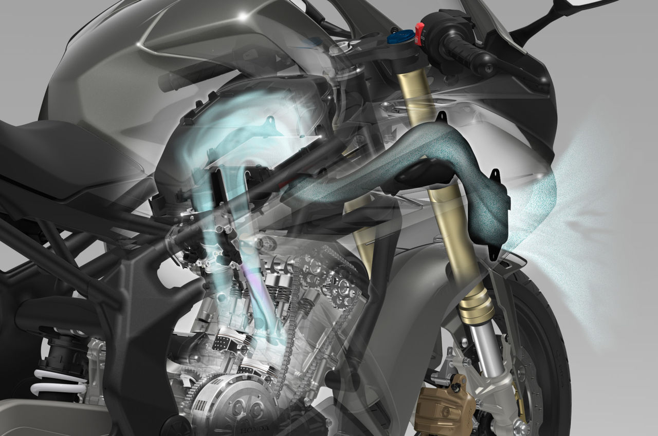 下吸式進氣適意圖