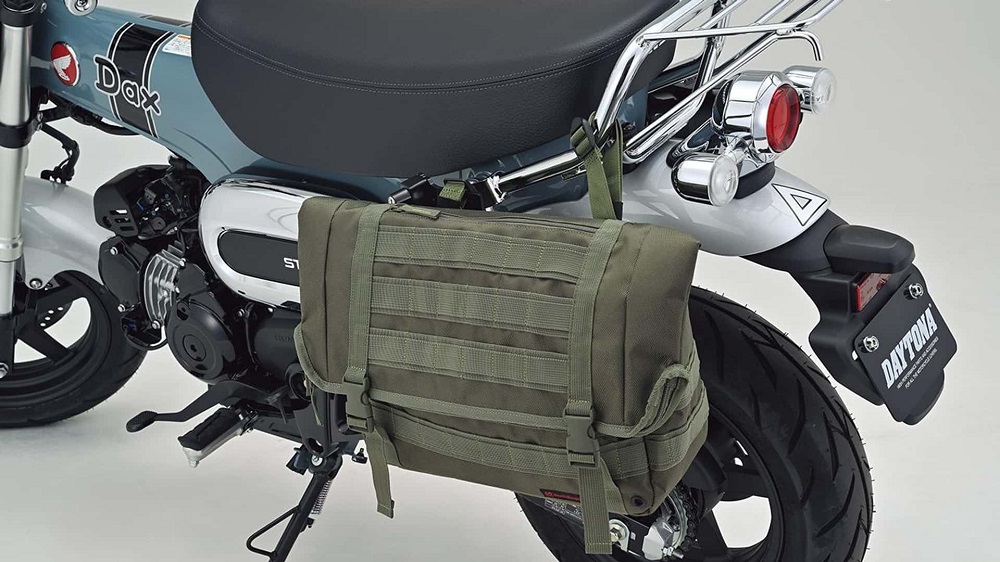 Daytona和Henry Begins合作設計的馬鞍包裝上車後,不會和車輛外觀顯得格格不入