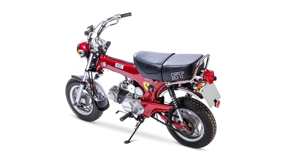 Honda ST 70 'Ferrari' Formula One Paddock Bike預計將會在10/4~10/11開始競標