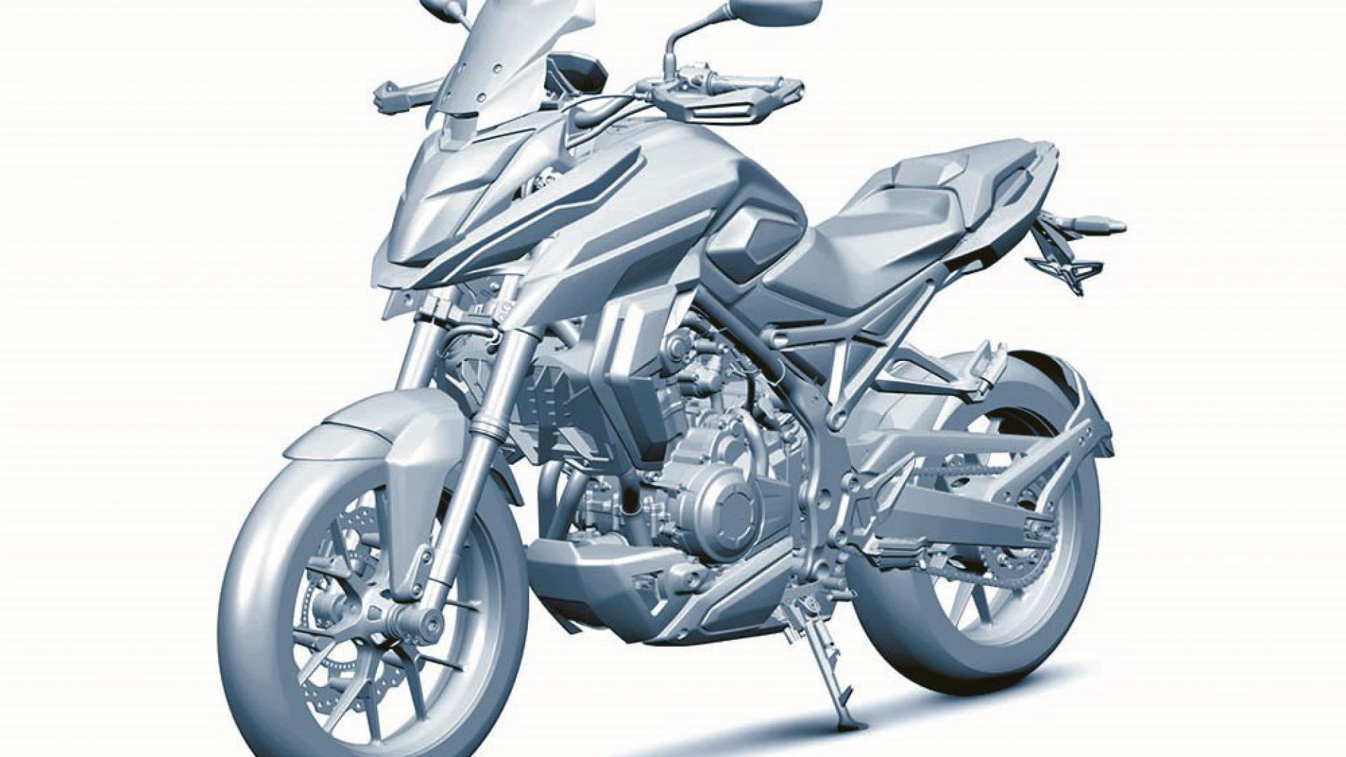 由印度本田所設計的新概念車，極有可能就是CB500X大改款樣式