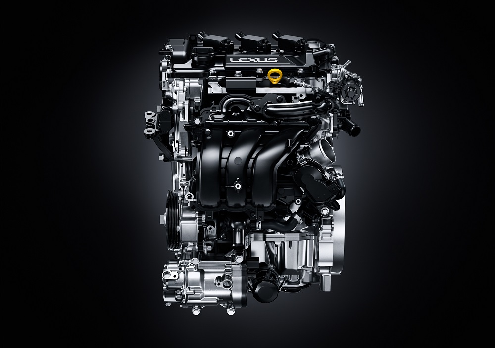目前採用TNGA GA-B底盤的車款都採用了三缸引擎，Lexus官方的引擎照片看起來也將是三缸引擎