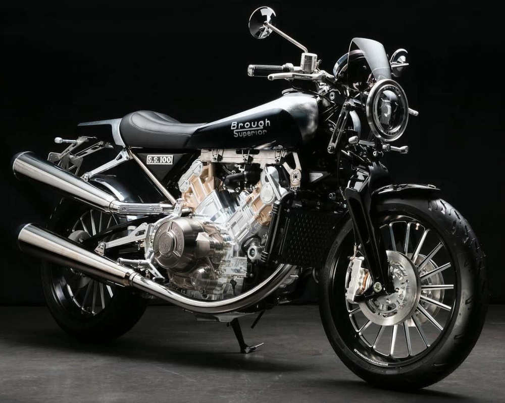 Brough Superior 最近推出兩款全新車型。圖為SS100 Ultimate