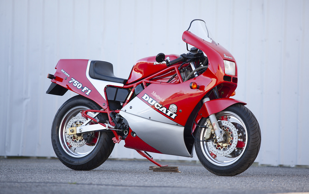1986年推出的Ducati 750 F1 Montjuich，在義大利多場耐力賽當中取得佳績