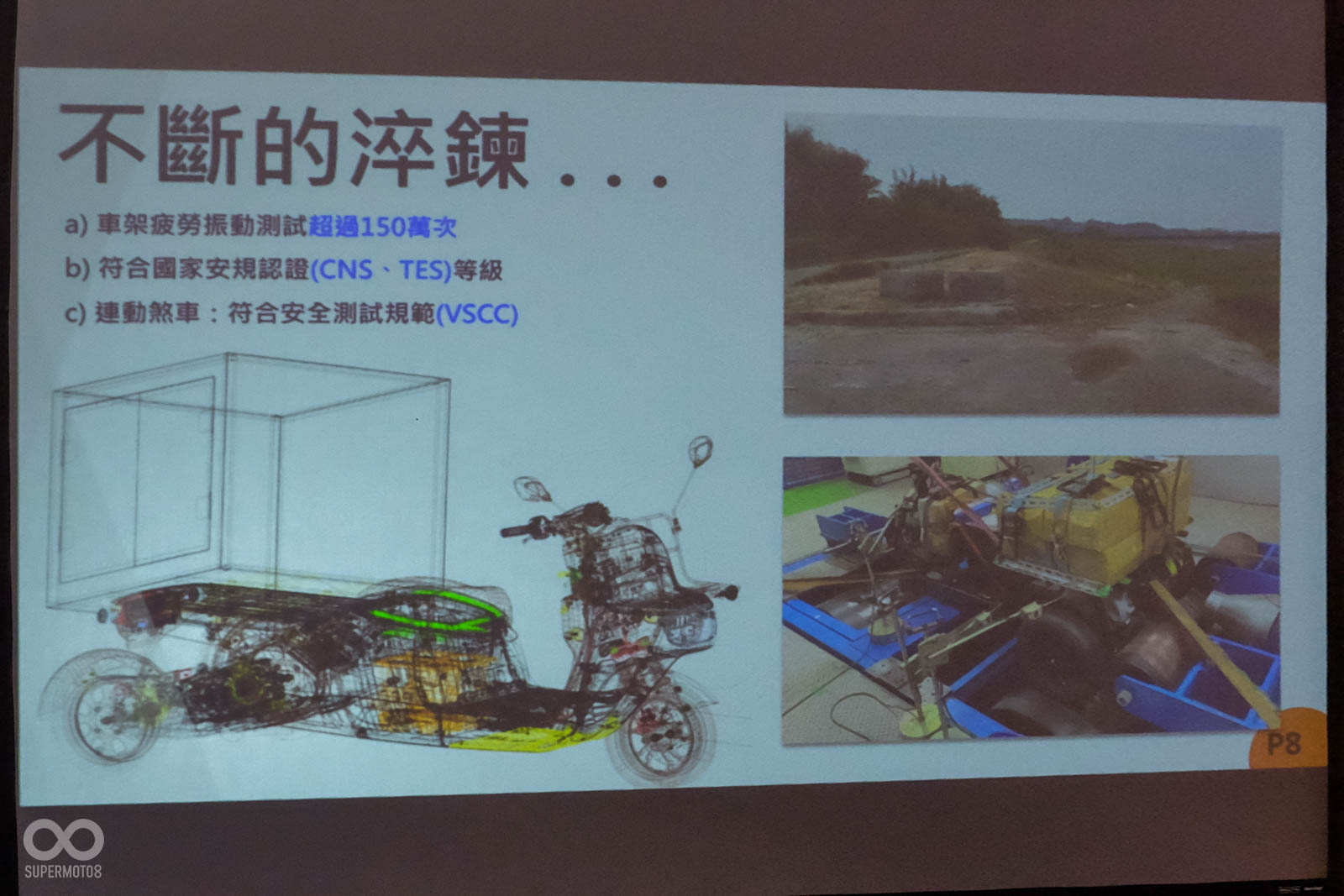 威速登使用宏佳騰設計的車輛架構,並搭配Gogoro Network的換電系統