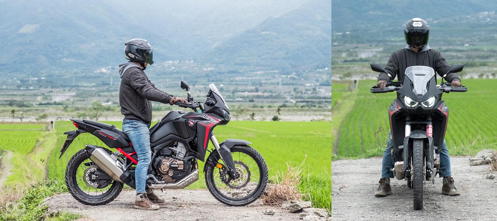 騎士身高180cm,雙腳可以貼平地面(車輛為標準830mm座高)