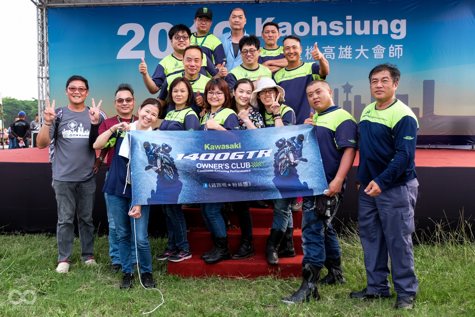 不少車隊車友們，也利用這次的大會師一同享受騎車出遊的樂趣