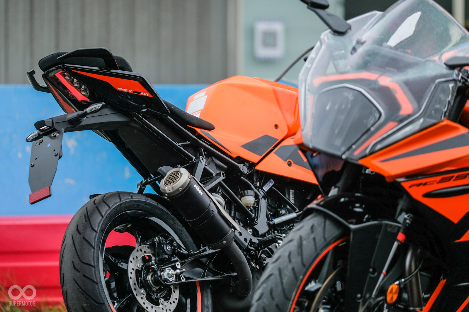 分離車架可以降低維修成本,展現完整的READY TO RACE精神