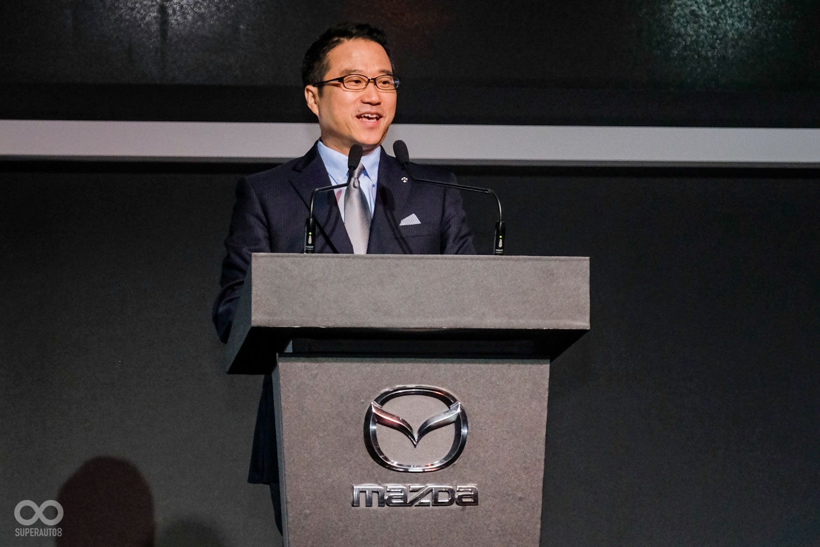 MAZDA TAIWAN總經理三浦 忠，今天到場為發表活動揭開序幕