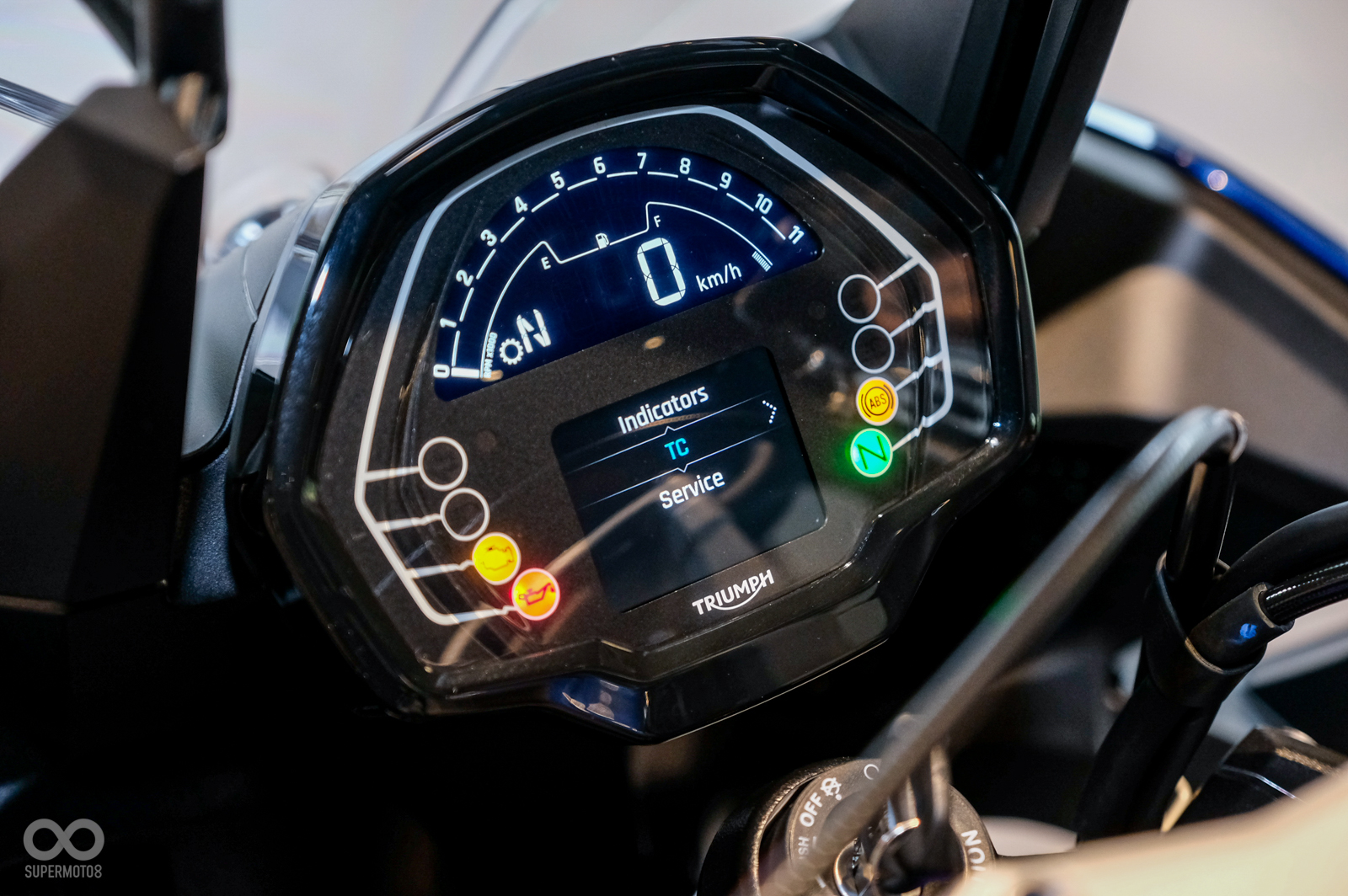 TIGER SPORT 660使用上下雙層的新儀表