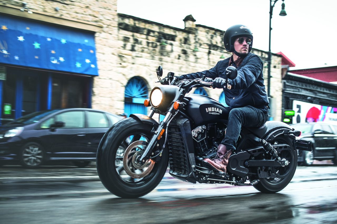 改裝車的基底,為2018 Scout Bobber
