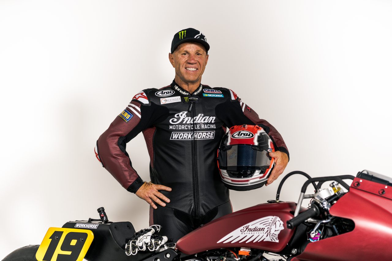 前GP500車手Randy Mamola將騎乘“Appaloosa”參加比賽