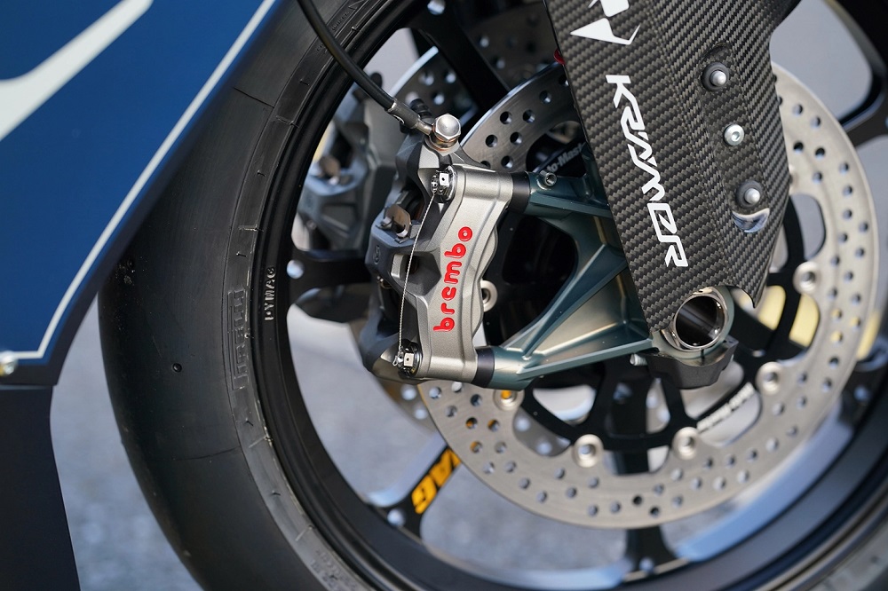 制動使用了Brembo Stylema卡鉗