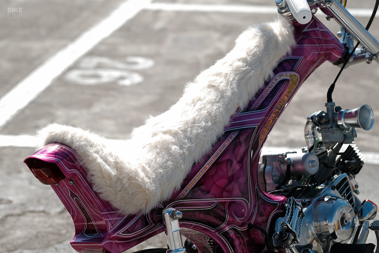 毛茸茸的坐墊感覺相當可愛