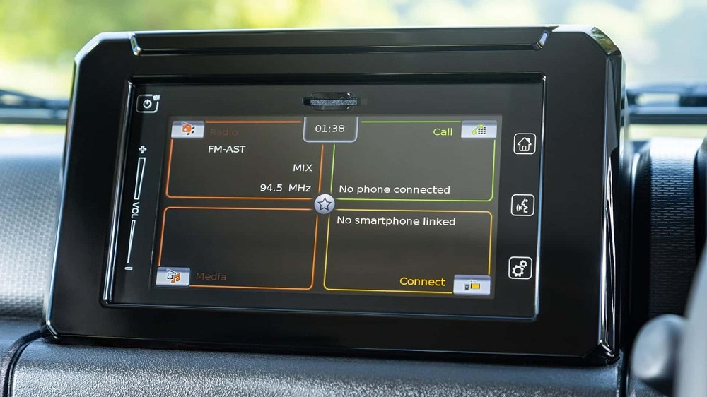 車內的多媒體觸控螢幕可以支援Apple Carplay
