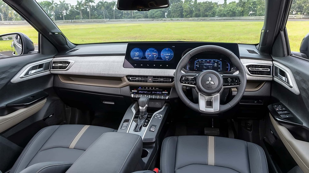 內裝部分也和台灣市場現行款的Outlander、Eclipse Cross截然不同