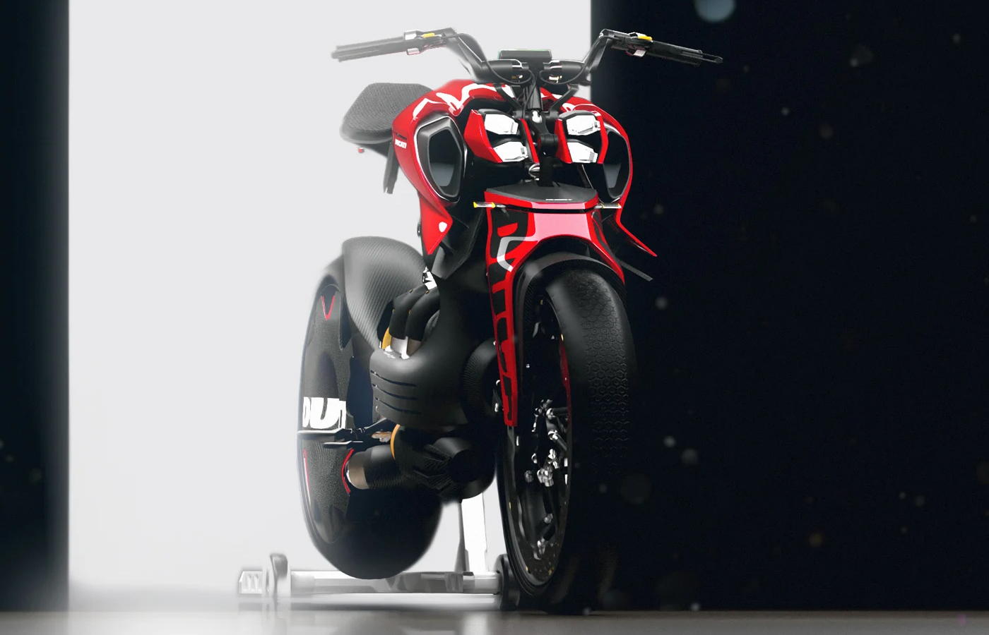 設計師Daniel Kemnitz設計的DUCATI Ghost確實有如鬼魅般的外型