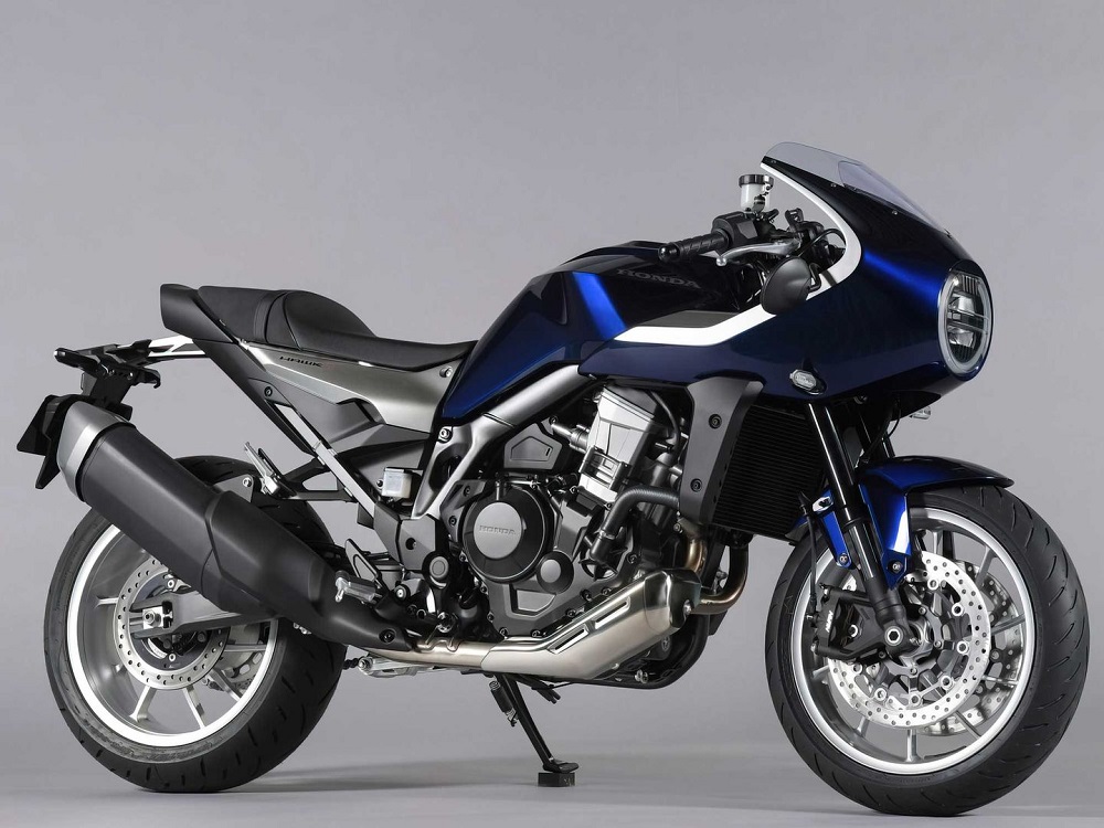Honda Hawk 11目前就是採用著相同的設計，將後照鏡安裝在把手下方