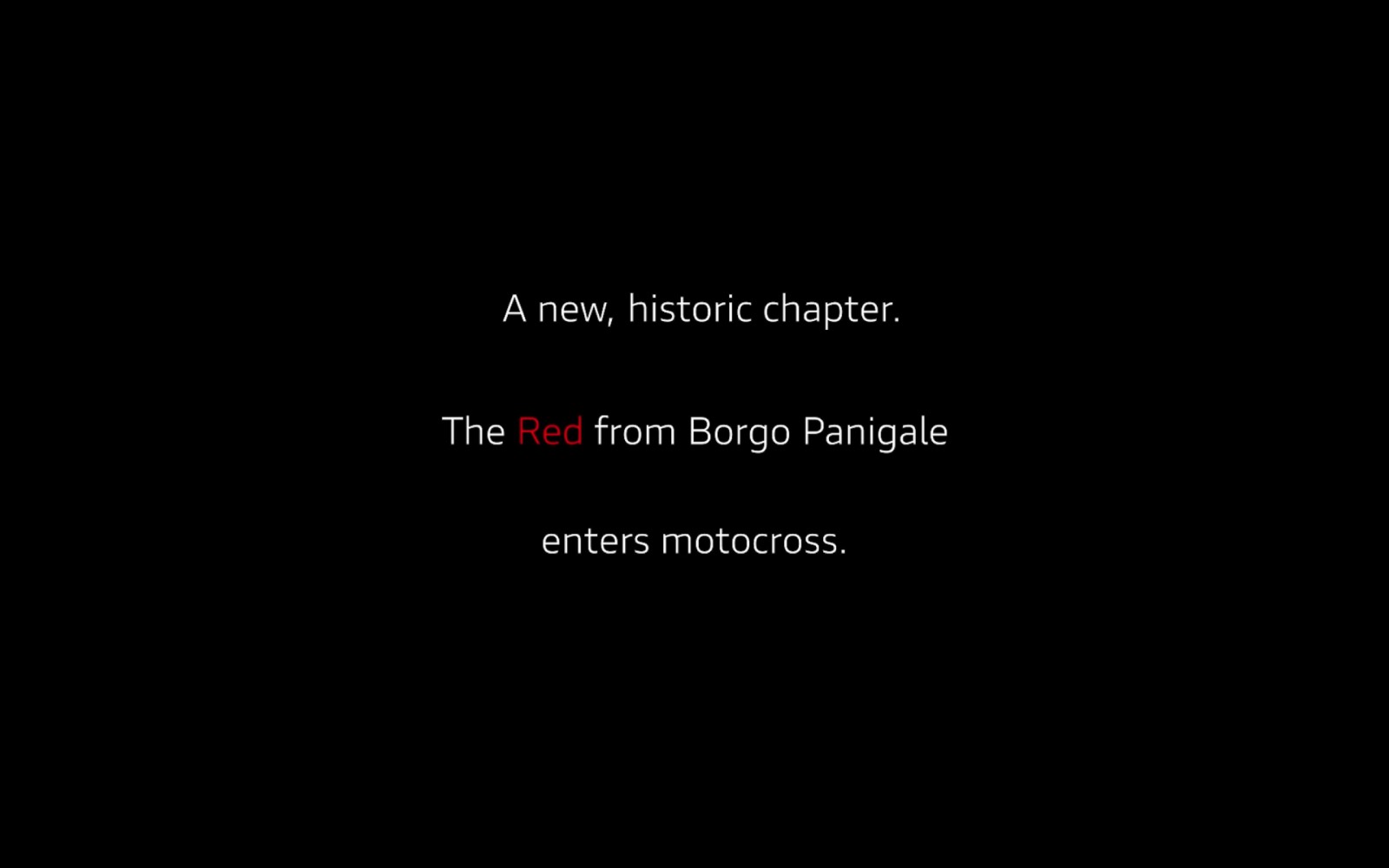 Ducati以全新歷史篇章定義全新車款，重要程度可見一斑