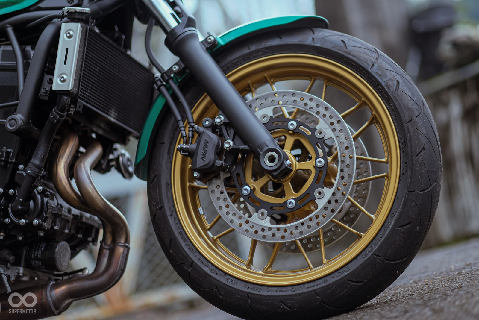 NISSIN單向雙活塞卡鉗配41mm正叉