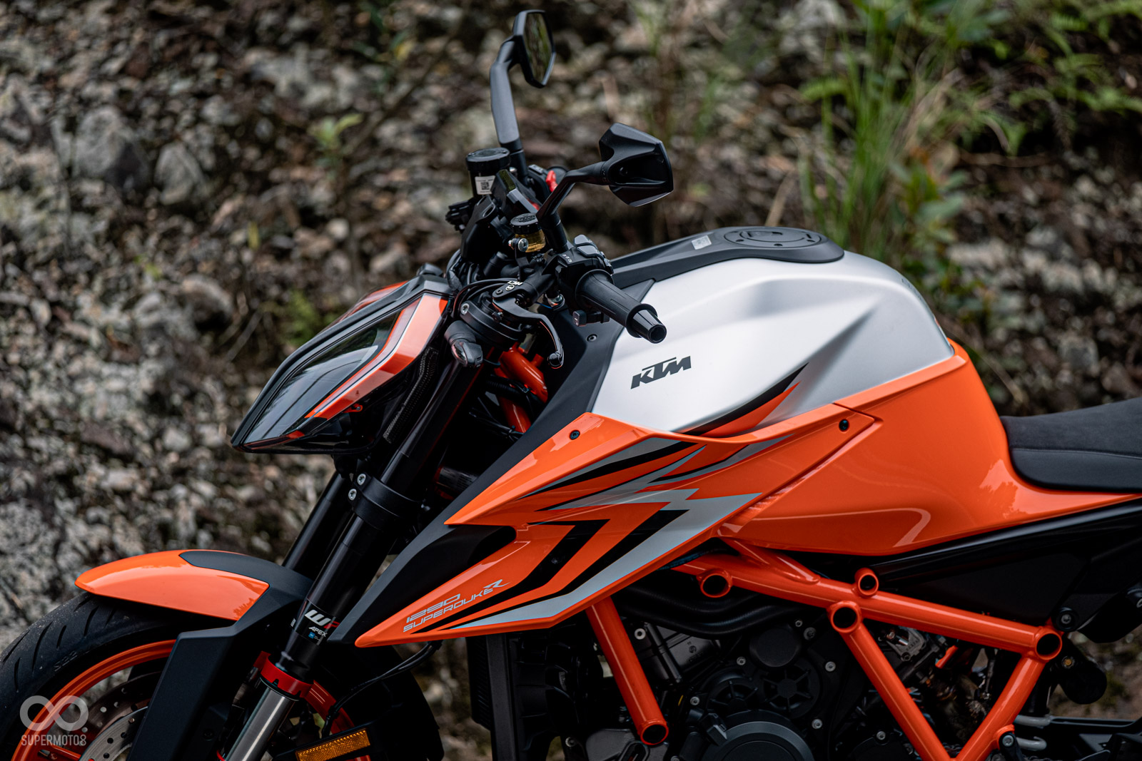 搶眼的橘色車架，一直以來都是KTM的金字招牌
