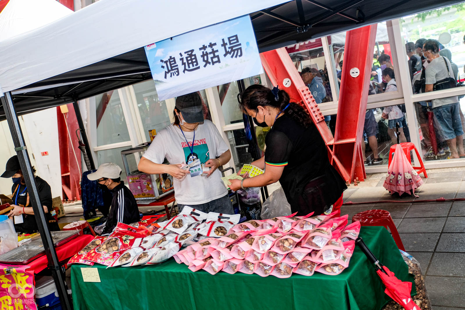 SYM也提供車友們100元的兌換券，以行動支持在地農產品