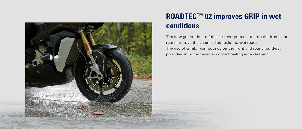 乾地及濕地的強大抓地力等特性,全部都移植到了Roadtec 02上