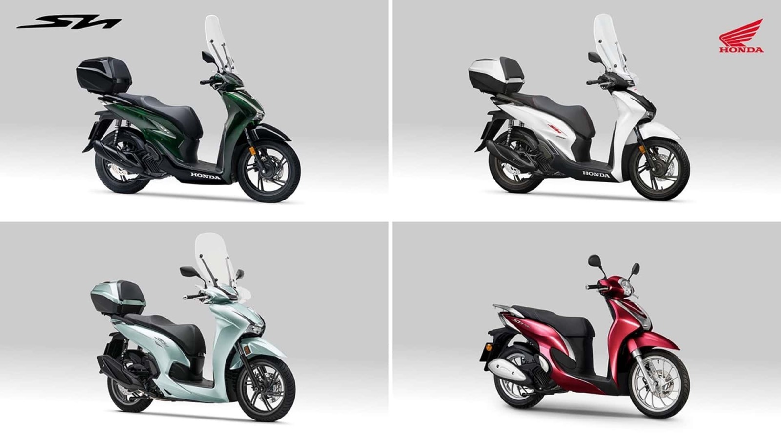 Honda SH系列配色選擇十分活潑