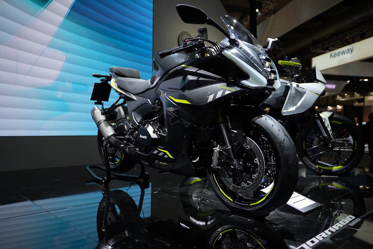 全新的Benelli Tornado仍具有相能濃厚的家族風格沿襲