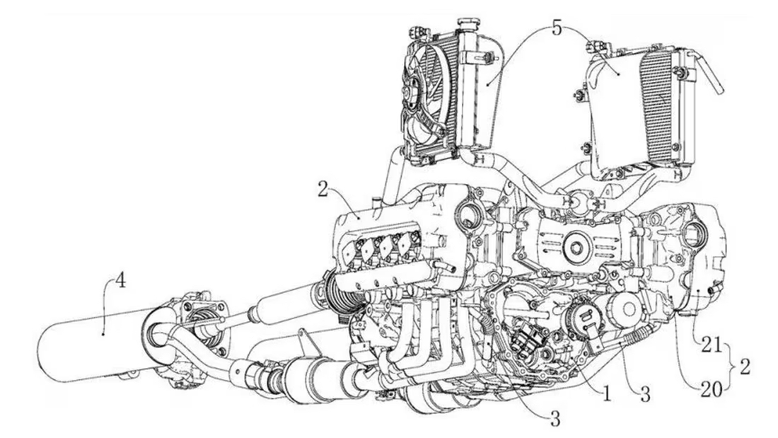 全新的八缸引擎設計細節圖片也同時流出