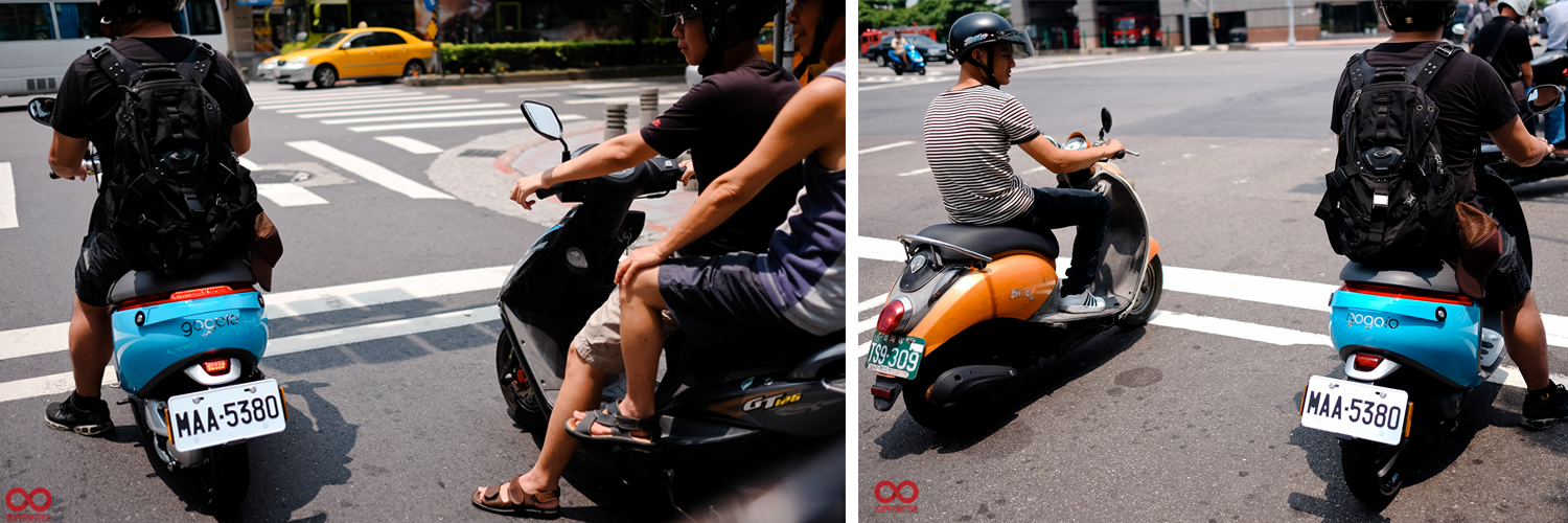 整個城市都是我的伸展台！gogoro plus 叮噹藍吸睛力十足