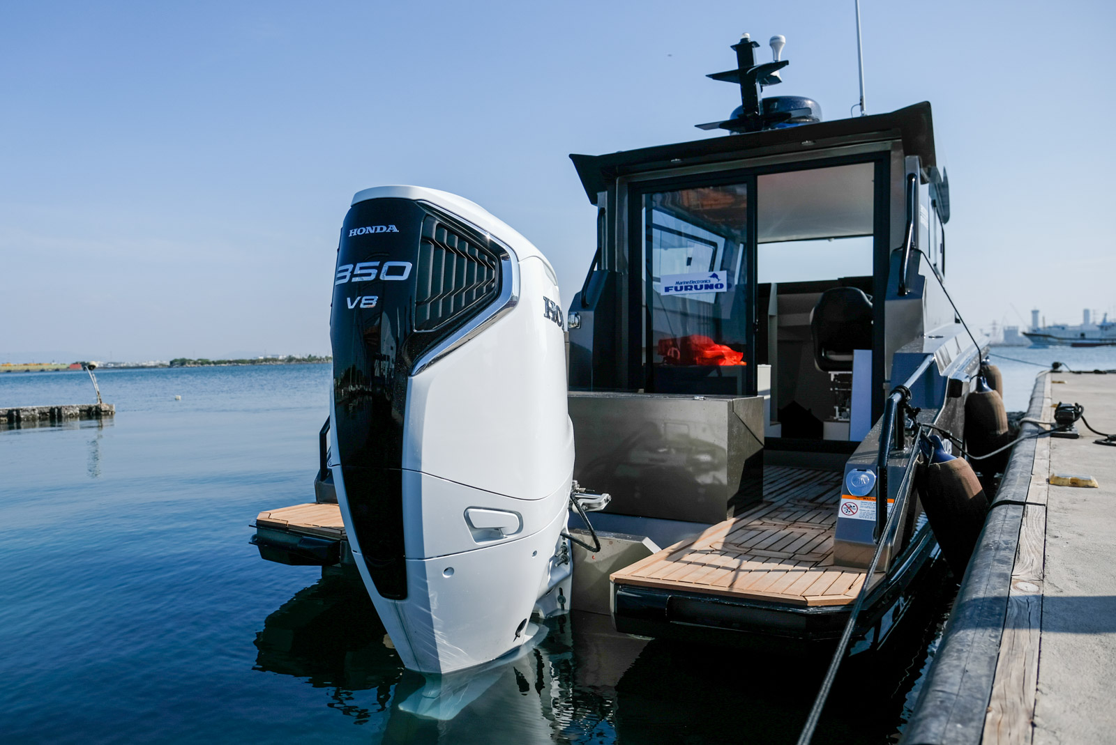 今天來試乘Honda新款船外機,BF350