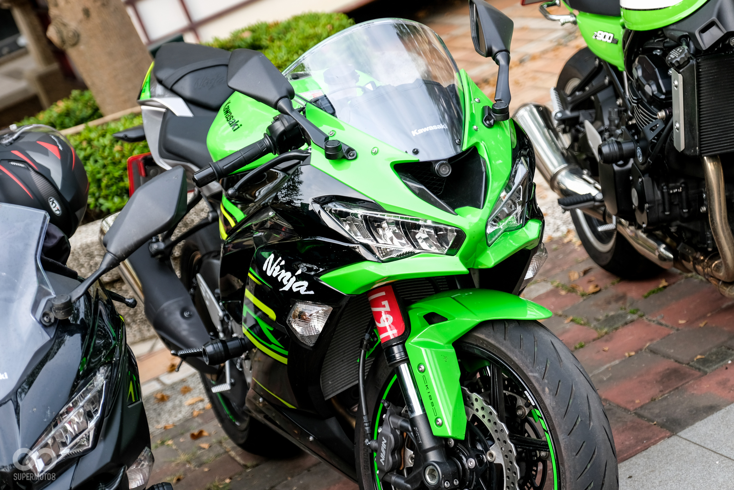 就連今年剛剛引進的ZX-6R也在現場出現