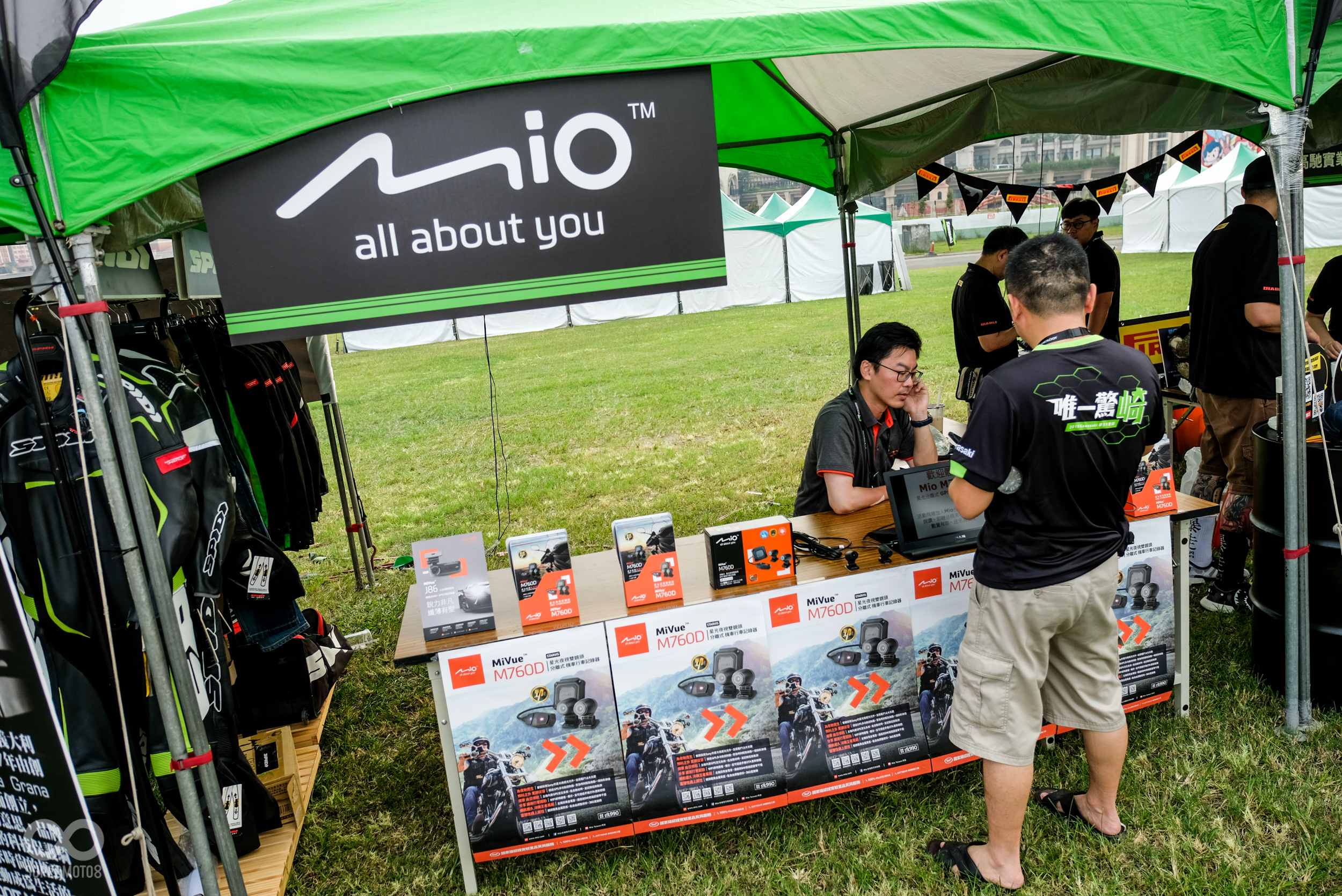 除了人身部品之外，行車記錄器廠商也前來共襄盛舉