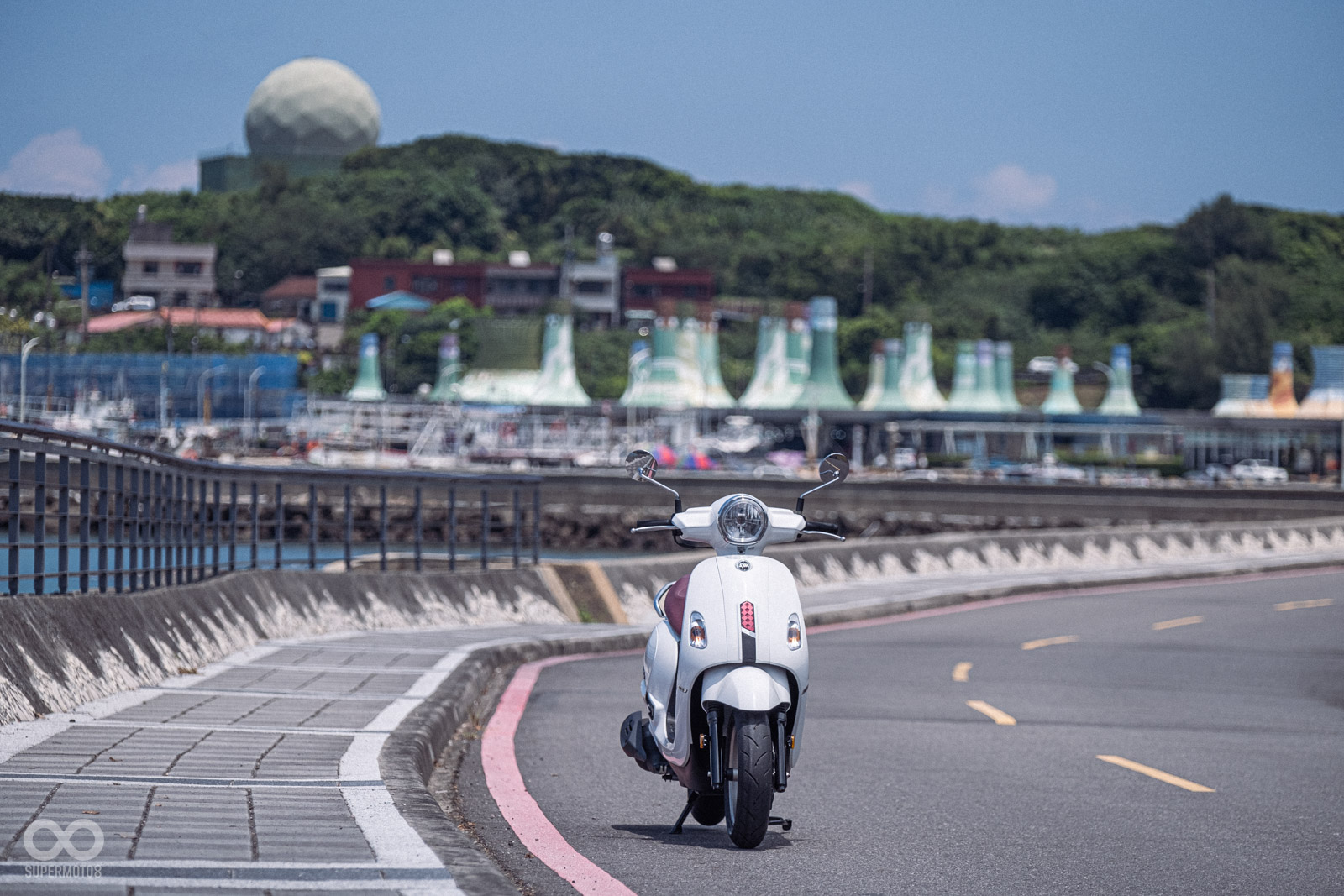 原先以為騎著FIDDLE 125這種小車跑將近100公里的行程會很累