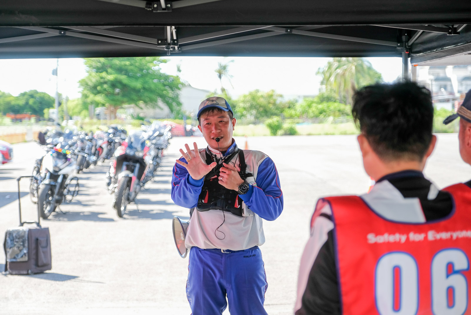 整體活動由Honda Taiwan 安駕教練 黃教練 執行規劃