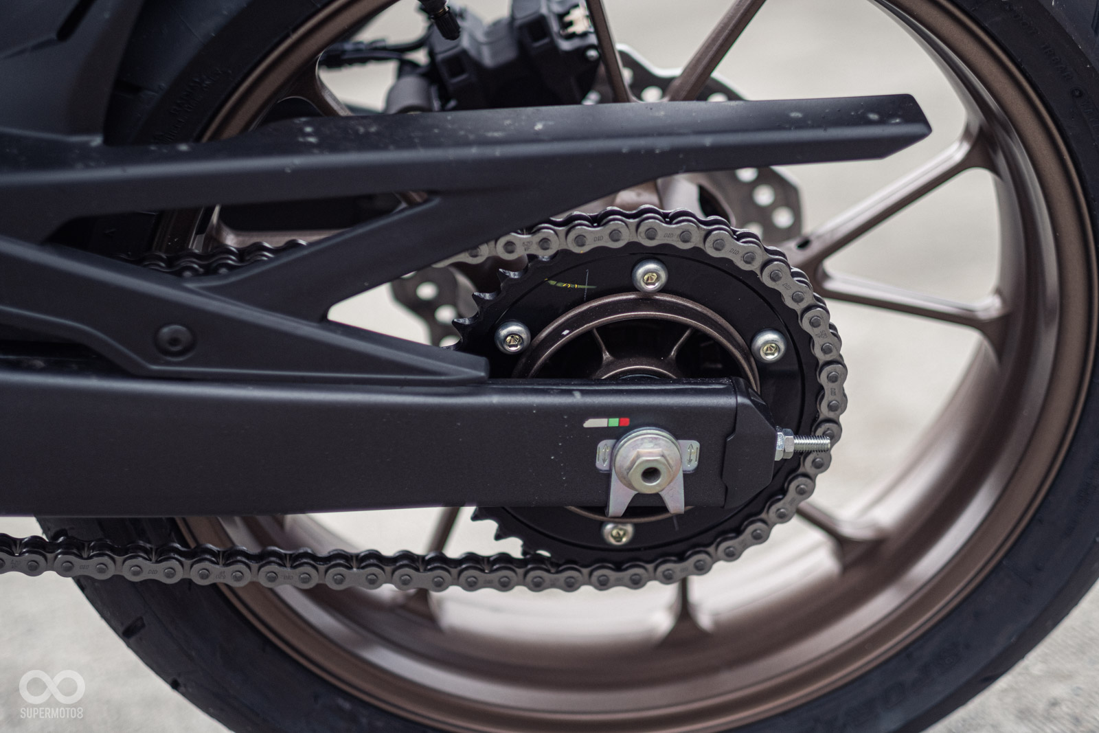 HONDA也針對過去車主反應的後齒盤和鏈條噪音進行優化